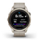 Fēnix 7S Pro – Sapphire Solar Edition - Soft Gold with Limestone Leather Band - 010-02776-30 - Garmin